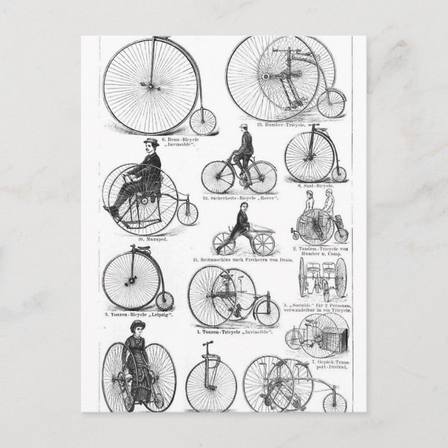 Postal Penny Farthing (Anverso)
