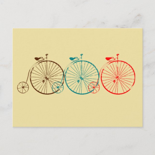 Postal Penny Farthing Bicycles (Anverso)