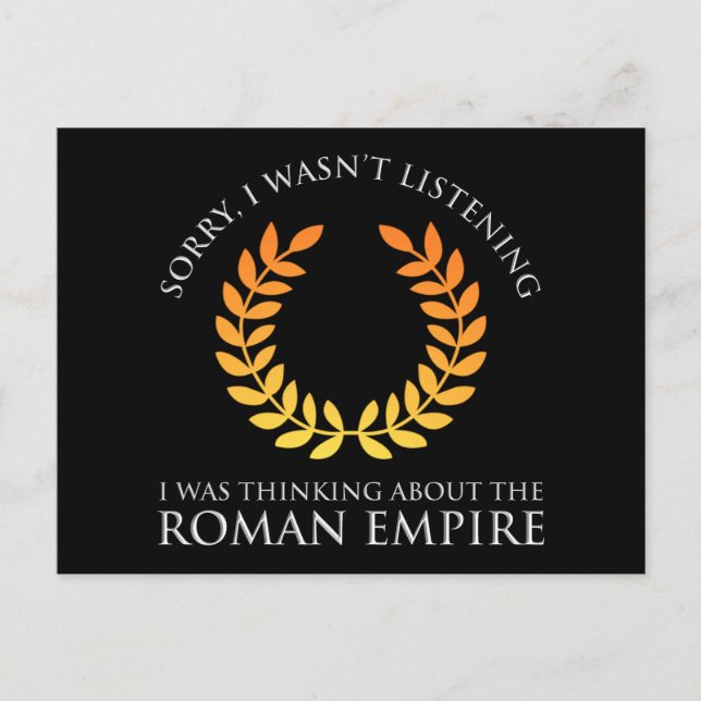 Postal Pensaba En El Imperio Romano (Anverso)