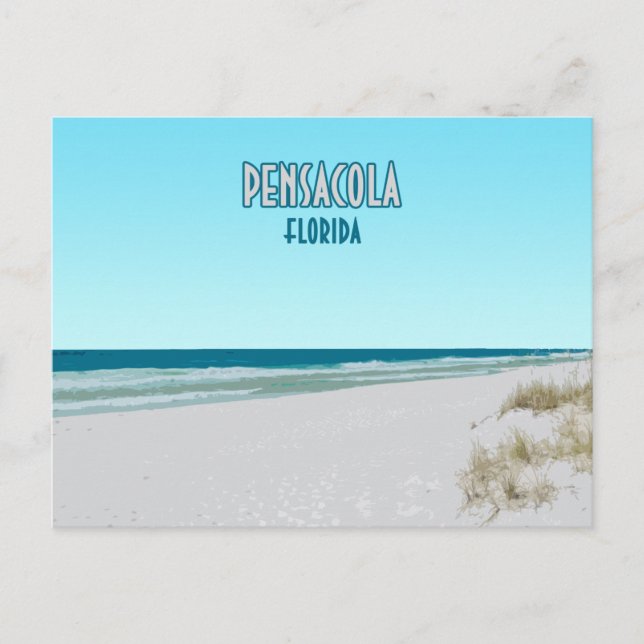 Postal Pensacola Beach Panhandle Florida (Anverso)
