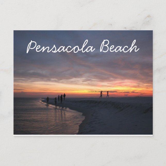 Postal Pensacola Beach Sunset (Anverso)