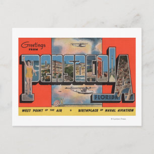 Postal Pensacola, Florida - Grandes Escenas de letras