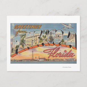 Postal Pensacola, Florida - Grandes Escenas de letras 2