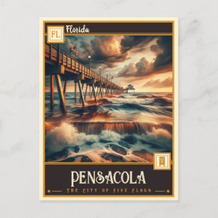 Postal Pensacola, Florida   Vintage