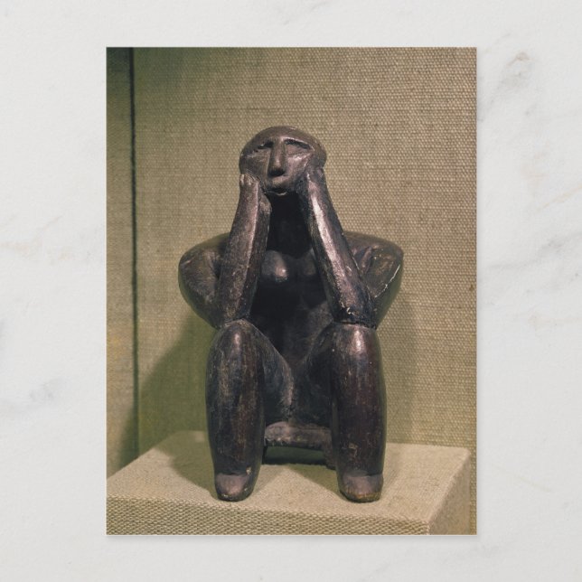 Postal Pensador de Cernovoda, Cultura Hamangia (Anverso)