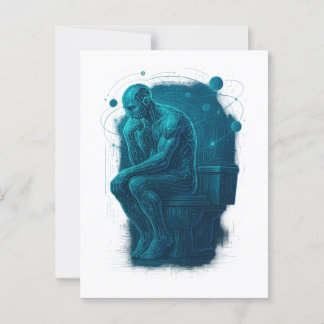 Postal Pensador moderno