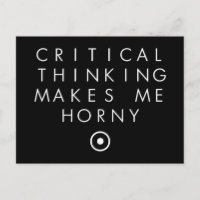 Pensamiento crítico me hace H0rney