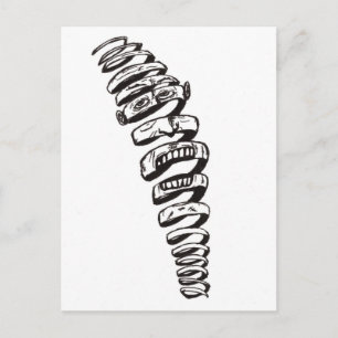 Postal Pensamiento espiral