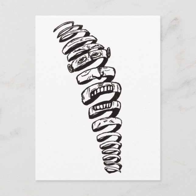 Postal Pensamiento espiral (Anverso)