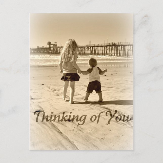 Postal Pensamiento infantil (Anverso)