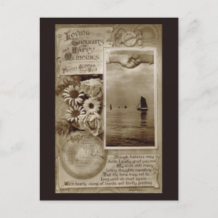 Postal Pensamientos cariñosos