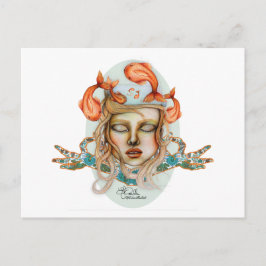 Postal _Pensamientos como peces_