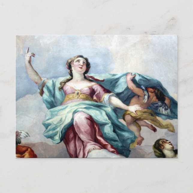 Postal pensamientos de fresco (Anverso)