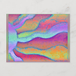 Postal pensamientos de la acción