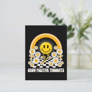 Postal Pensamientos positivos de crecimiento - Floral Ins