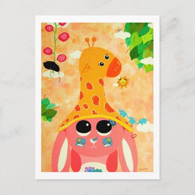 Postal Pensamientos salvajes (Anverso)