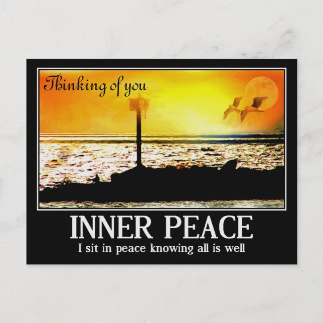 Postal Pensando en ti_ (Anverso)