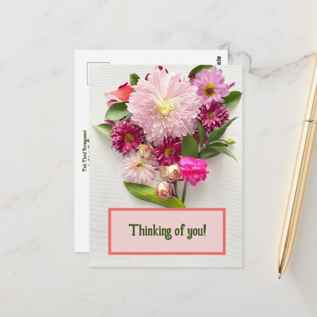 Postal ¡Pensando en ti! (Anverso/Reverso In Situ)