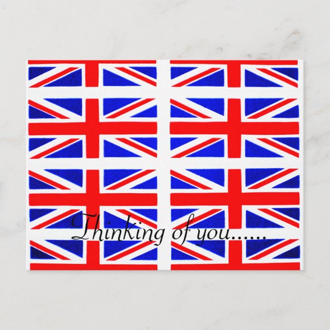 POSTAL PENSANDO EN TI BRITÁNICO (Anverso)