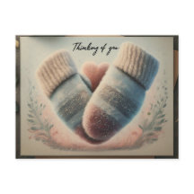 "Pensando en ti con cálidos deseos y cuidado"