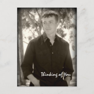 Postal Pensando en ti saludo