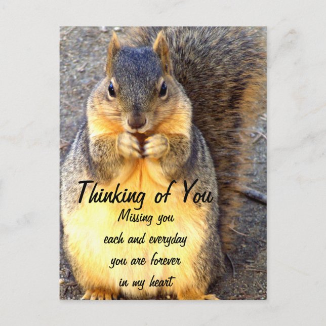 Postal Pensando en ti, señorita You_ Postcard (Anverso)