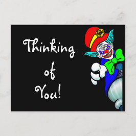 Postal Pensando en ti un demonio Demon Clown