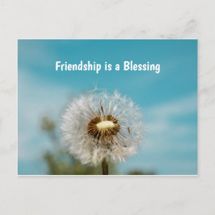 Postal Pensando en tu Amigo Postcard