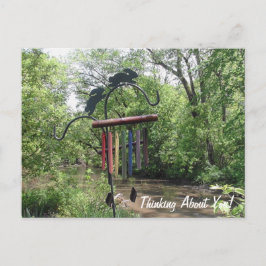 Postal Pensando En Tus Flores De Río Sólo Diciendo Hola