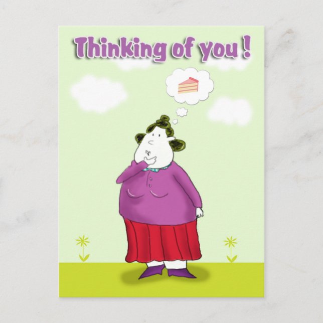 Postal pensando en usted_ (Anverso)