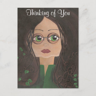Postal Pensando En Usted Cutie Cutie Cutie Postcard Quant