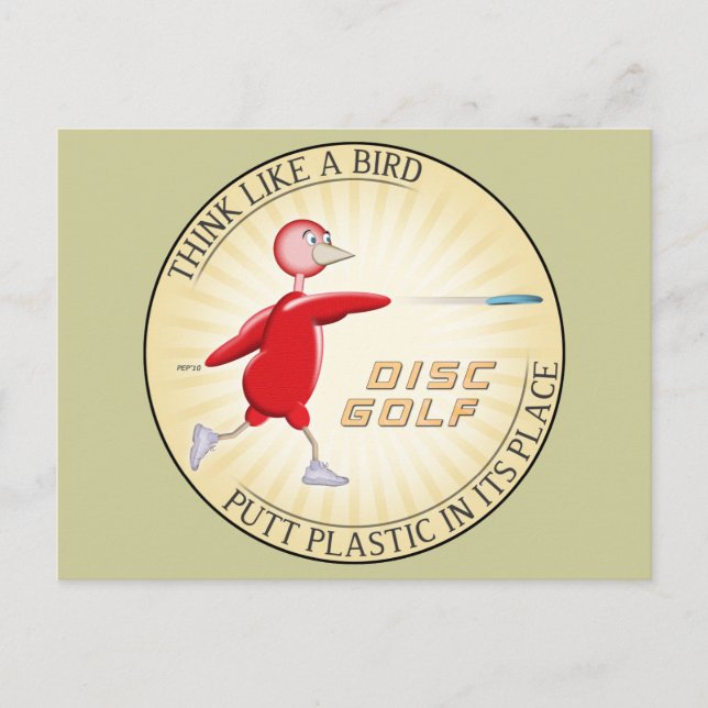 Postal Pensar Como Un Pájaro (Anverso)