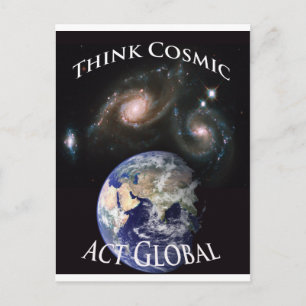 Postal pensar el acto cósmico global