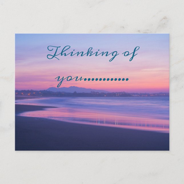 Postal pensar en tu bonito (Anverso)