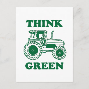 Postal Pensar en verde