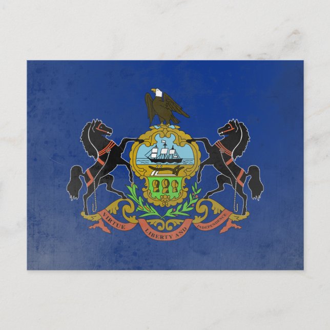 Postal Pensilvania (Anverso)