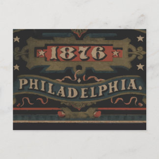 Postal Pensilvania de Filadelfia 1876