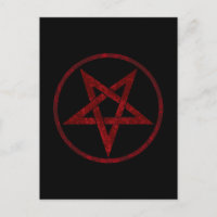 Pentagram del diablo Rojo