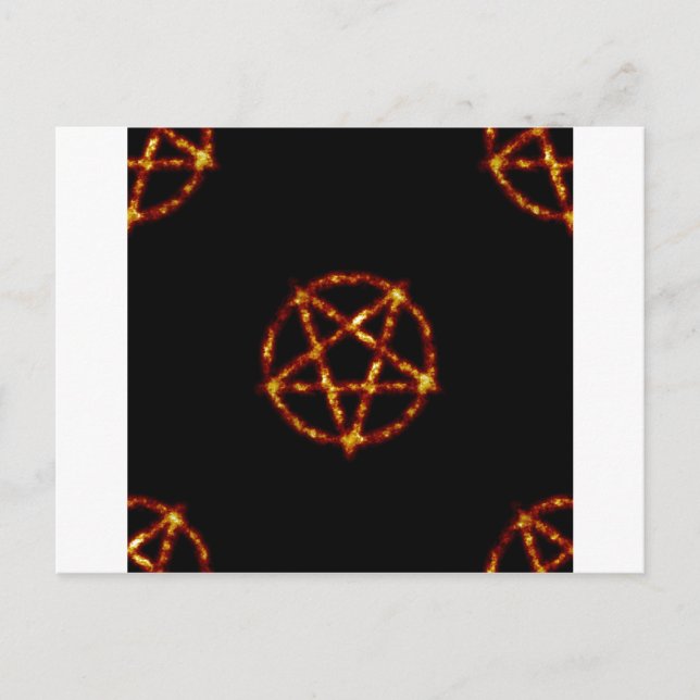 Postal pentagrama (Anverso)