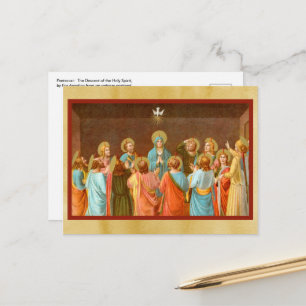 Postal Pentecostés: Descenso del Espíritu Santo (SB 01)