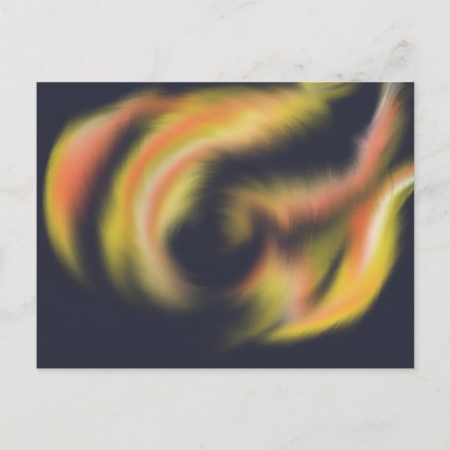 Postal Pentecostés Espíritu Santo incendia el arte de cul (Anverso)