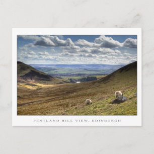 Postal Pentland Hill View, Edimburgo