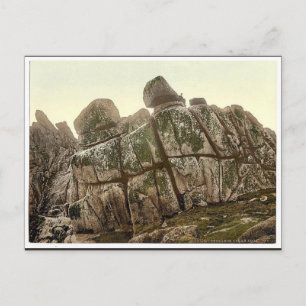 Postal Penzance, Logan Rock, Cornwall, Inglaterra