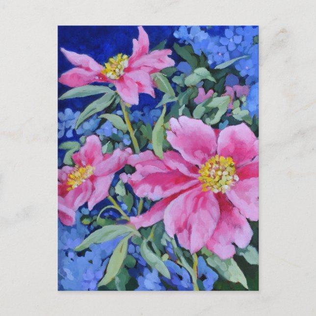 Postal Peonies (Anverso)