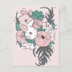 Postal Peony Bunny