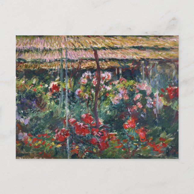 Postal Peony Garden | Claude Monet (Anverso)