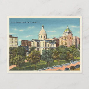 Postal Peoria, centro histórico de Illinois