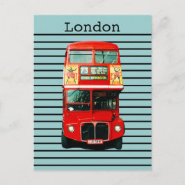 Postal Peppermint de autobús de Londres retro