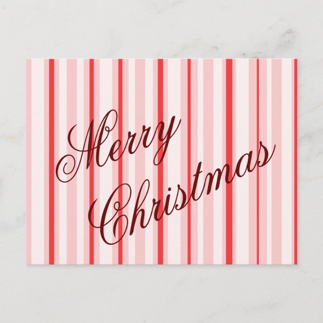 Postal Peppermint Ferry Christmas card (Anverso)