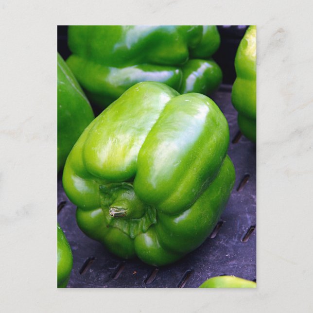 Postal Peppers verdes (Anverso)